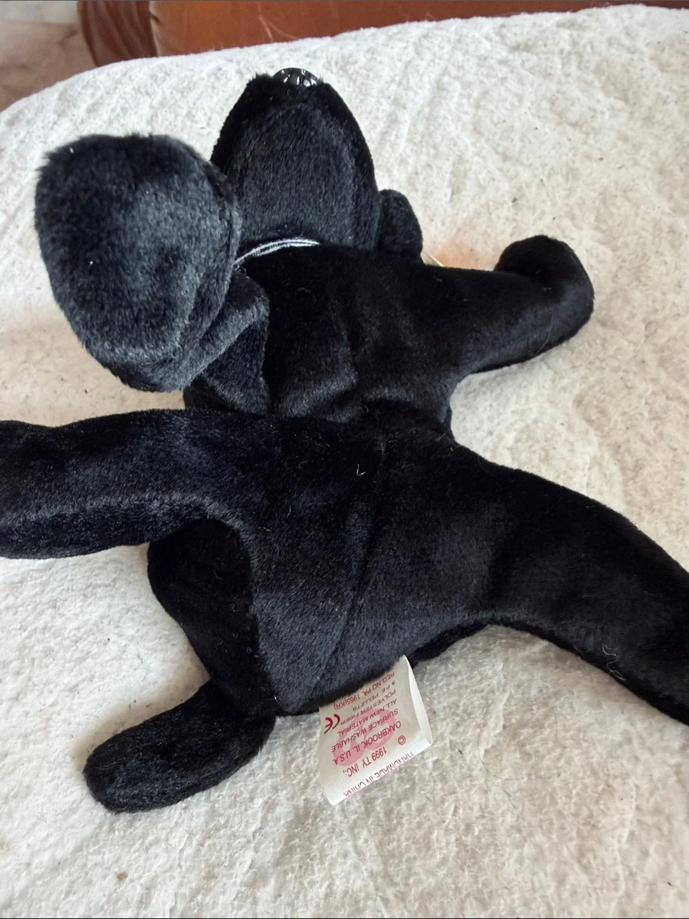 Ty Beanie Baby Nwt Black Plush Lab Luke